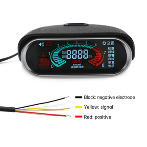 Tự động tachometer Thông Minh Kỹ thuật số LCD đo 0-9999 rpm Meter tachometer DIESEL động cơ xăng 1-10 xi lanh LCD đo 12V/24V - Product Image 3