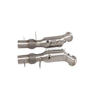 Collecteur d'échappement à haut débit en acier inoxydable pour BMW760 <span class=keywords><strong>760Li</strong></span> <span class=keywords><strong>V12</strong></span> 6.0T 2009-2015 SS304 Amélioration des performances Voiture de sport Son de vague - Product Image 5