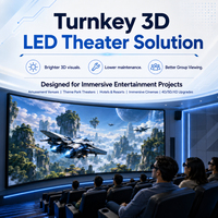 Écran LED Bestar3D Cinema, mur vidéo LED Ultra HD à taux de rafraîchissement élevé pour cinémas immersifs, parcs à thème, théâtres, mise à niveau de théâtre 4D/5D/XD