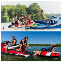 Jet ski en fibre de verre 1800CC, édition compétition, embarcation trois places avec moteur de jet ski