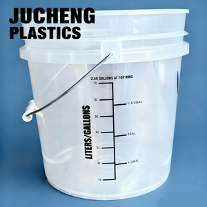 Bán Buôn 5 Gallon Tốt Nghiệp Đo Xô Rõ Ràng Nhựa Xô - Product Image 3