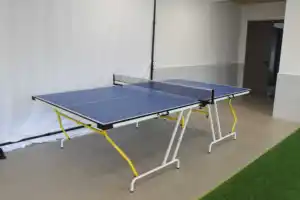 2023 Novo Estilo Sem Montagem Outdoor Table Tennis Table Fácil Dobre Para Armazenamento Indoor Pingpong Table