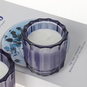 Kustom Logo dekoratif kaca Tealight botol lilin dengan pesta pernikahan untuk dekorasi rumah termasuk Hari Valentine - Product Image 2