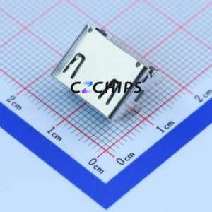 HDMI-019S HDMI Connector SMD Connector ( Connector Type: HDMI-A )( Gender: Female )( Total Number of PINs: 19P ) - Product Image 2