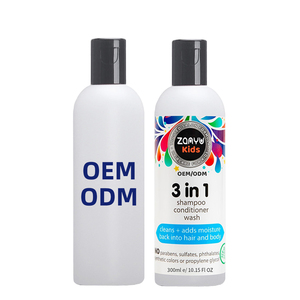Nhãn hiệu riêng 3-in-1 nhẹ nhàng dưỡng ẩm tóc cơ thể rửa 300ml trẻ em dầu gội + Điều + cơ thể rửa Hữu cơ paraben Sulfate miễn phí - Product Image 1
