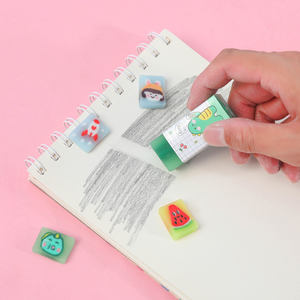 Soododo Set de Papelería Kawaii para Niños Útiles Escolares Personalizados Gomas de Borrar con Forma de Frutas de Dibujos Animados Sets de Regalo - Product Image 5