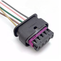 Kabel tembaga berwarna otomotif, 2/3/4/5/6 Pin colokan Terminal konektor Tyco AMP kawat otomatis untuk Sensor Mobil