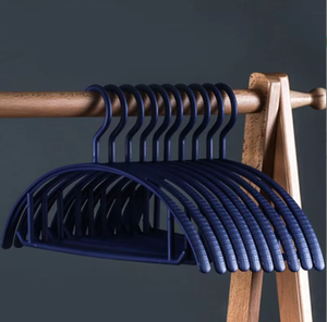 Space Saving Durable European Luxury <strong>Plastic</strong> Semicircle <strong>Hangers</strong> Household Non-slip Multifunctional - Product Image 4