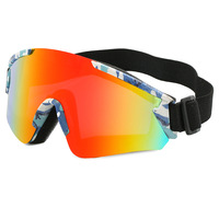 Lunettes de ski d'alpinisme pour hommes et femmes pour Sports de plein air Lunettes de soleil à sangle réglable personnalisées en gros