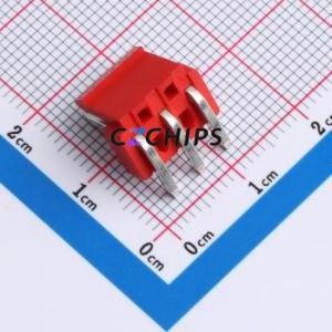 XY-VH3.96-3A21-R Wire-to-Board Pin Header Bent Lead Through Hole,P=3.96mm Connector 1x3P 3.96mm Right Angle Insert VH - Product Image 2