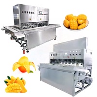 Machine à peler et à trancher les mangues pour usine de transformation de fruits, fournie directement par l'usine