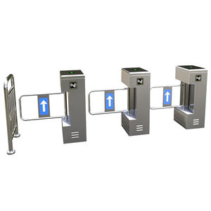 Puerta de torniquete de barrera oscilante automática de control de acceso peatonal de alta seguridad TP para vecindario de Pueblo - Product Image 3