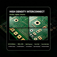 Proveedor Profesional de PCB HDI, PCB Multicapa con Tecnología de Vías Ciegas y Microvías, Circuito de Líneas Finas y Perforación Láser