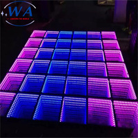 Panneau LED circulaire 3D portable certifié CE, 10x10m, couleurs mélangées, pour décoration de mariage - Vente chaude