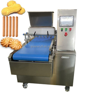 Machine à découpe automatique pour biscuits au caramel et petites gouttes Machine à découpe de gâteaux Distributeur de pâte à frire pour biscuits tranchés à la meringue - Product Image 1