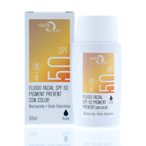 Tinted Pigment Prevention Facial Fluid Spf 50 50Ml Color-Correcting Sun Protection Serum With Coverage - Product Image 1