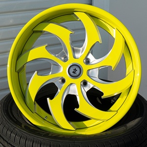 Rines de Aleación para Autos de Lujo, 5x127, 24 Pulgadas, 6x139.7, Rines Forjados Personalizados de 26 Pulgadas para Ferrari, <span class=keywords><strong>Hummer</strong></span>, BMW <span class=keywords><strong>M2</strong></span>/M3/M4, Audi - Product Image 1