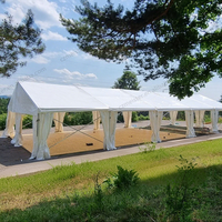 Tente de mariage de luxe en aluminium avec parois en PVC, capacité de 300 à 500 personnes, à vendre pour les événements et les fêtes en plein air