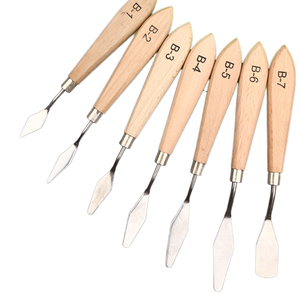 Vente en gros de grattoir pour peinture à l'huile acrylique, gouache, pelle, couteau à <span class=keywords><strong>palette</strong></span> pour fournitures d'art, peinture acrylique à l'huile et gouache - Product Image 1