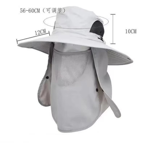Gorras de Pesca de Verano al Aire Libre para Hombre, Protección UV, Sombreros Casuales Delgados para Deportes y Escalada, Venta al Por Mayor - Product Image 4