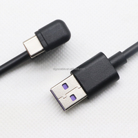 Câble USB TYP E.C 180 degrés en U vers USB 2.0 mâle câble spécial de données de charge de jeu mobile 1.5M