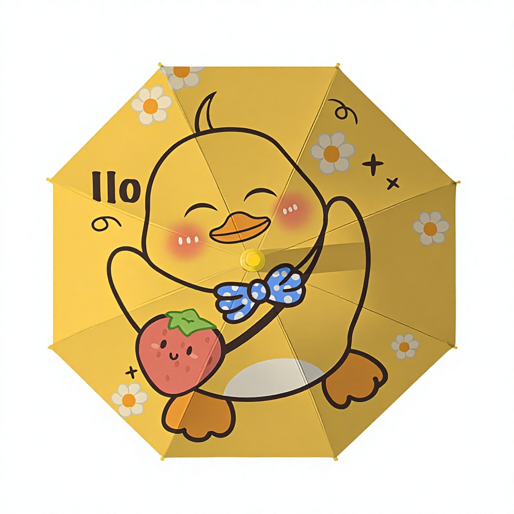 Cute little yellow duck