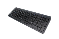 Sampel gratis sakelar gunting 100 kunci ABS Teclado 2.4Ghz Biru gigi 5.4 nirkabel RF Keyboard game