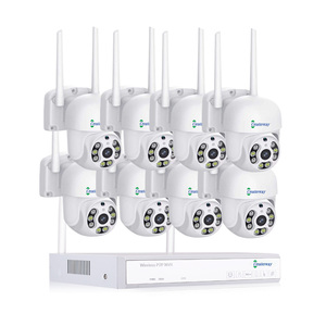 Hot bán 5MP HD ngoài trời Dome thông minh CCTV Hệ thống camera an ninh với HDD CMOS cảm biến tầm nhìn ban đêm hai chiều âm thanh 8CH PTZ không dây - Product Image 1