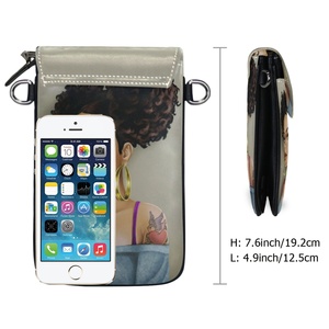 กระเป๋าโทรศัพท์มือถือแบบสะพายข้างหนัง PU รุ่นใหม่ปี 2025 สำหรับผู้หญิง เหมาะสำหรับกีฬากลางแจ้งและวิ่ง - Product Image 3