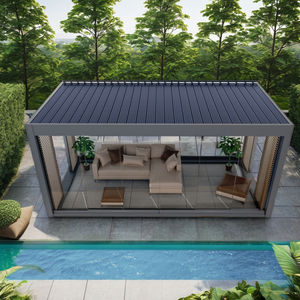 Pergola solaire photovoltaïque en aluminium pour jardin, abri de jardin personnalisé, abri de jardin, abri de jardin en aluminium, vente en gros - Product Image 4