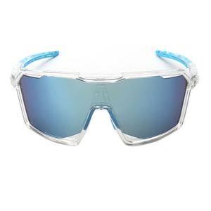 Lunettes de soleil personnalisées pour la course à pied et le cyclisme, grande monture, vélo de route, hommes, sport de plein air, UV400, miroir - Product Image 2