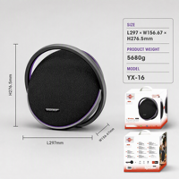 Enceinte portable sans fil 120W avec basses puissantes pour la musique en extérieur