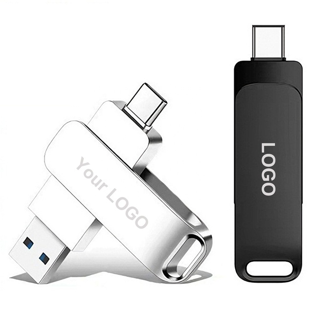 Customized Your LOGO Type C USB Stick Pen Drive 8GB 16G 32GB 64GB 128GB Type-C Pendrive OTG USB Flash Drive Type C for Phone