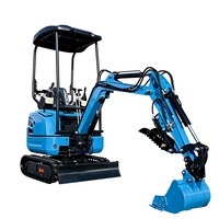 Excavator 2 Ton Rendah Kebisingan, Mini Excavator, Mini Digger, Micro Mini Excavator untuk Penggunaan di Area Perumahan Urban