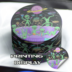 Nuevo Molinillo Manual de Lujo para Hierbas, Especias y Tabaco, de Plástico Rosa, 4 Piezas, con Logotipo Personalizado para Accesorios de Mujer - Product Image 6