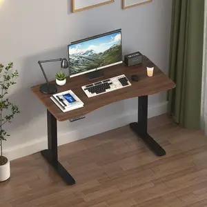 Height Adjustable Standing Desk For PC House Furniture Office Desks Wooden Escristorio Lifting Metal Dual Motor Computer Table