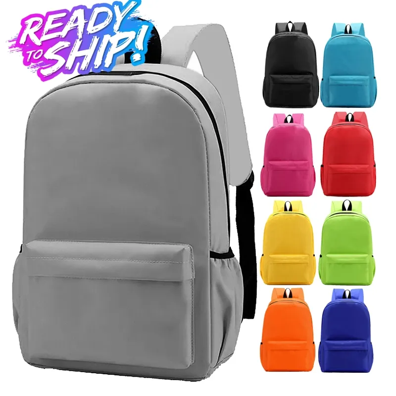 2024 Offre Spéciale populaire Logo de marque personnalisé sac à dos cartable Bookbag Day Pack enfants prêt à expédier pas besoin d'attendre sacs de livre d'école