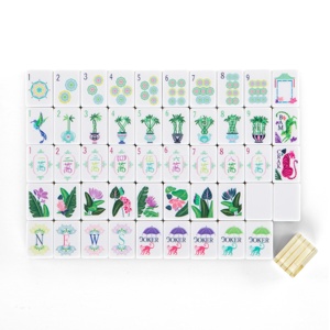 Jeu de Mahjong en Acrylique Coloré, Conforme NMJL, Tuiles Faciles à Lire avec <span class=keywords><strong>des</strong></span> Jokers, Idéal pour les Amateurs de Mahjong, Cadeaux pour Fêtes et Vacances - Product Image 3