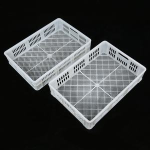Panier de croisement en plastique, rectangulaire, pour le transport des semences de poulet, du homard, épais - Product Image 1