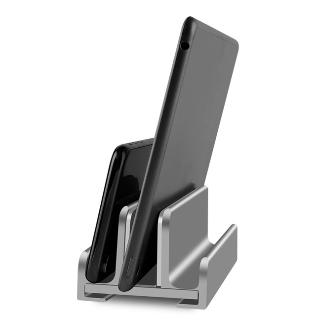 Hot Selling Aluminum Adjustable Width Dual Vertical Laptop Stand