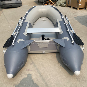 Bateaux à rames gonflables pliables de PVC avec le moteur hors-bord pour le stockage et le transport faciles - Product Image 3