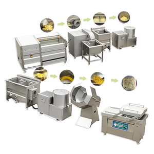 Fabrika fiyat profesyonel büyük satış otomatik patates kızartması patates cipsi üretim hattı işleme ekipmanları - Product Image 3