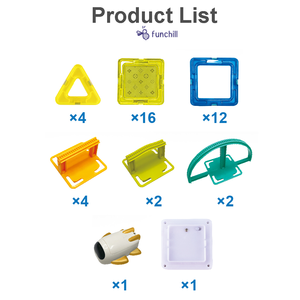 Puzzle 3D personnalisable aimant tuile espace dirigeable lancement développement cerveau jeu bloc jouet ensembles <span class=keywords><strong>Construction</strong></span> et modèle jouet - Product Image 5