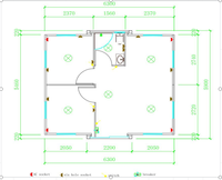 Conteneur extensible pliable préfabriqué à double aile maison extensible facile à assembler maisons préfabriquées