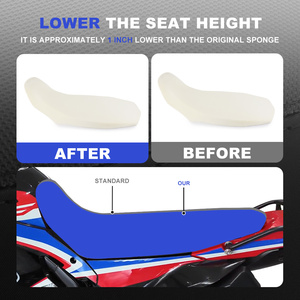 Cojín de Asiento para Motocicleta Waximoto + Funda de Asiento Compatible con <span class=keywords><strong>Honda</strong></span> CRF <span class=keywords><strong>300</strong></span> <span class=keywords><strong>L</strong></span> / <span class=keywords><strong>Rally</strong></span> 2021-2024 - Product Image 3
