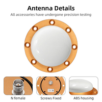 Antena GNSS RTK Multibanda L1 L2 de 5dBi de Alta Ganancia, Omnidireccional de 360 Grados con Conector Roscado para Soporte de Mapeo OEM