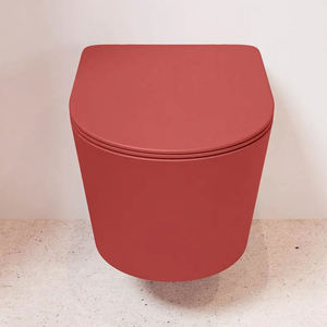 Lujo vaso monoblocco muebles suelto-sospeso-bagno-montado-pared-wc-rosso <span class=keywords><strong>Inodoro</strong></span> com mochila apertura <span class=keywords><strong>inodoro</strong></span>-bidet Comfort - Product Image 5