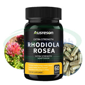Ausreson OEM 500mg <span class=keywords><strong>Rhodiola</strong></span> <span class=keywords><strong>Rosea</strong></span> 추출물 캡슐 유기 에너지 보충제 <span class=keywords><strong>Rhodiola</strong></span> <span class=keywords><strong>Rosea</strong></span> 캡슐 초점과 기분 지원 - Product Image 1