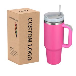 20Oz 30Oz 40Oz 304 Stainless Steel Adventure Tumbler Vacuum Insulated Travel Mug With Handle for Water for Back to School - Product Image 1