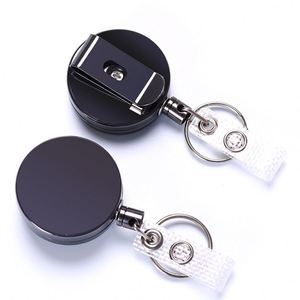 Heavy Duty Metal <b>Id</b> Reel Retractable Badge Holder & Accessory - Product Image 2